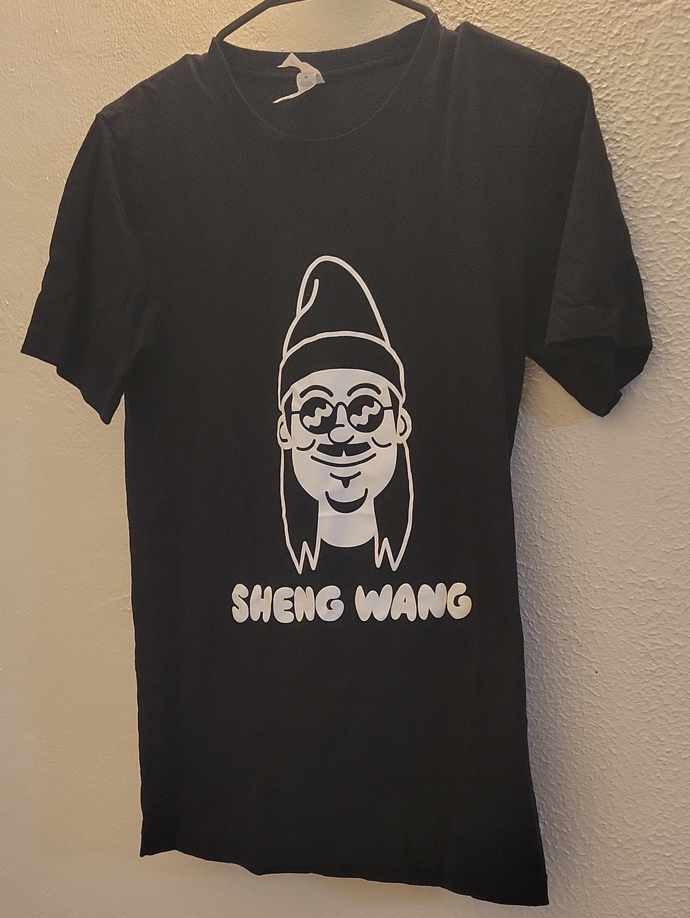 Sheng Wang Black Shirt Size Small